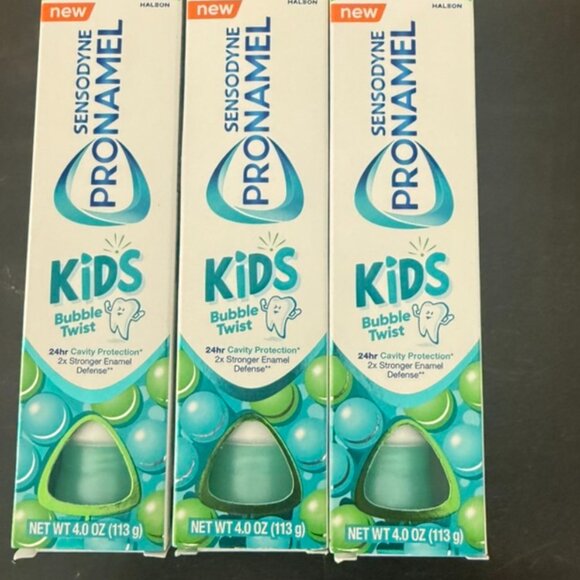 NWT Sensodyne Pronamel Kids Toothpaste Bubble Twist Flavor - Picture 5 of 5
